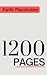 Fanfic Placeholder: 1200 Pages