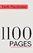 Fanfic Placeholder: 1100 Pages