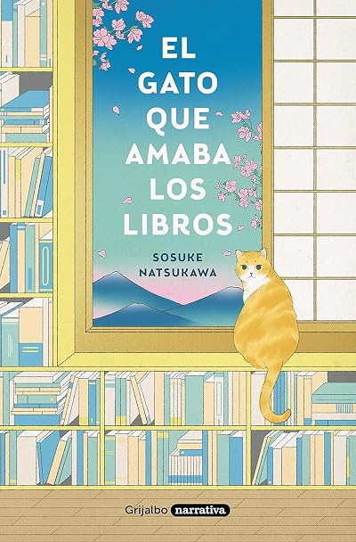 Portada de El gato que amaba los libros, de Sōsuke Natsukawa