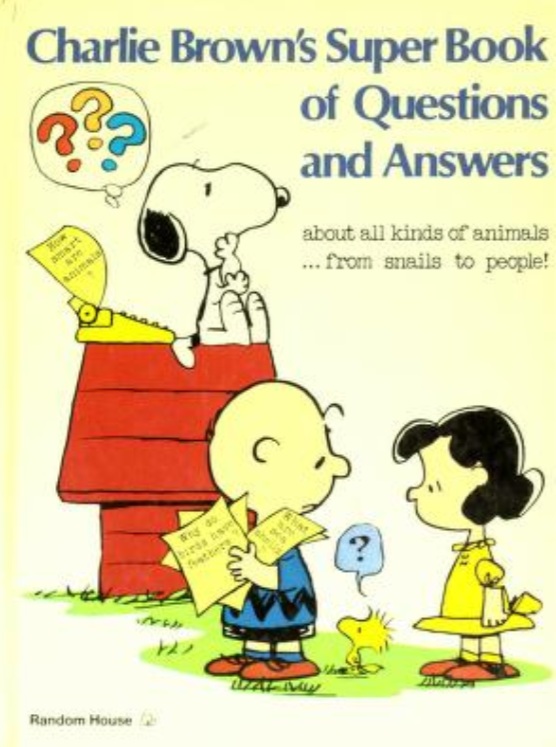 Charlie Brown's Super Book of Questions and Answers (Library Binding)