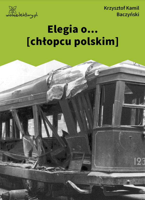 Elegia o... [chłopcu polskim]