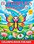 Butterflies and flowers col...