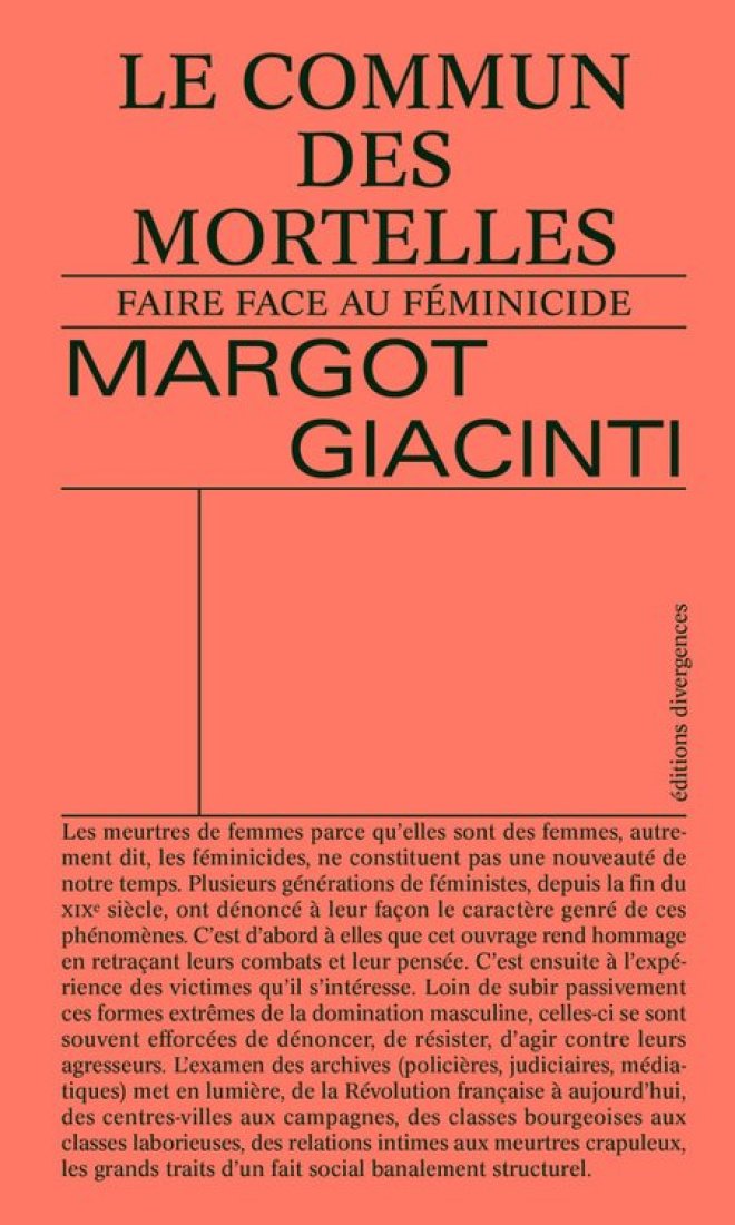 Le commun des mortelles : Faire face au féminicide (Paperback)