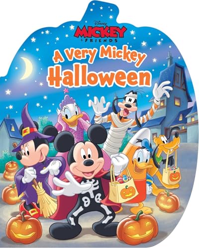Disney Mickey & Friends: A Very Mickey Halloween (Shaped Board Books)