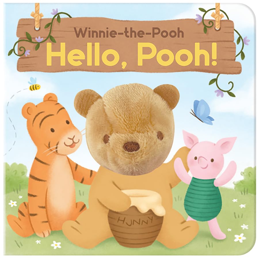 Hello Winnie-The-Pooh Finger Puppet Book (Board Book)