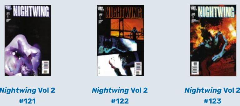 Nightwing Issues #121, 122, 123