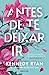 Antes de te Deixar Ir
