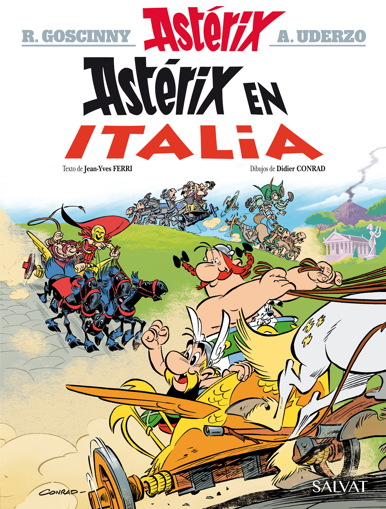 Portada de Astérix en Italia, de Jean-Yves Ferri