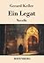 Ein Legat: Novelle