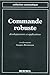 Commande robuste  by Jacques Bernussou