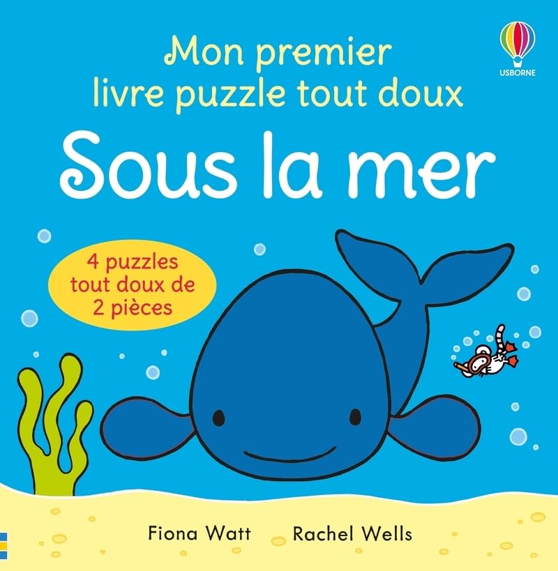 Sous la mer - Mon premier livre puzzle tout doux - Dès 1 an (Hardcover)