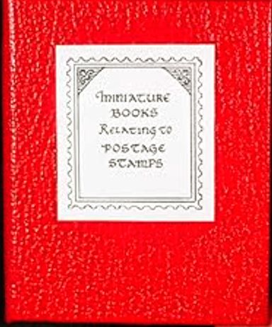 Miniature books relating to postage stamps (Hardcover)