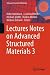 Lectures Notes on Advanced Structured Materials 3
