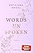 Words unspoken (Badger-Books, #1)