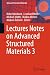 Lectures Notes on Advanced Structured Materials 3