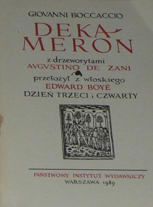 Dekameron: (#2) Dzień trzeci i czwarty