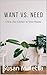 Want Vs. Need by Susan Maletta