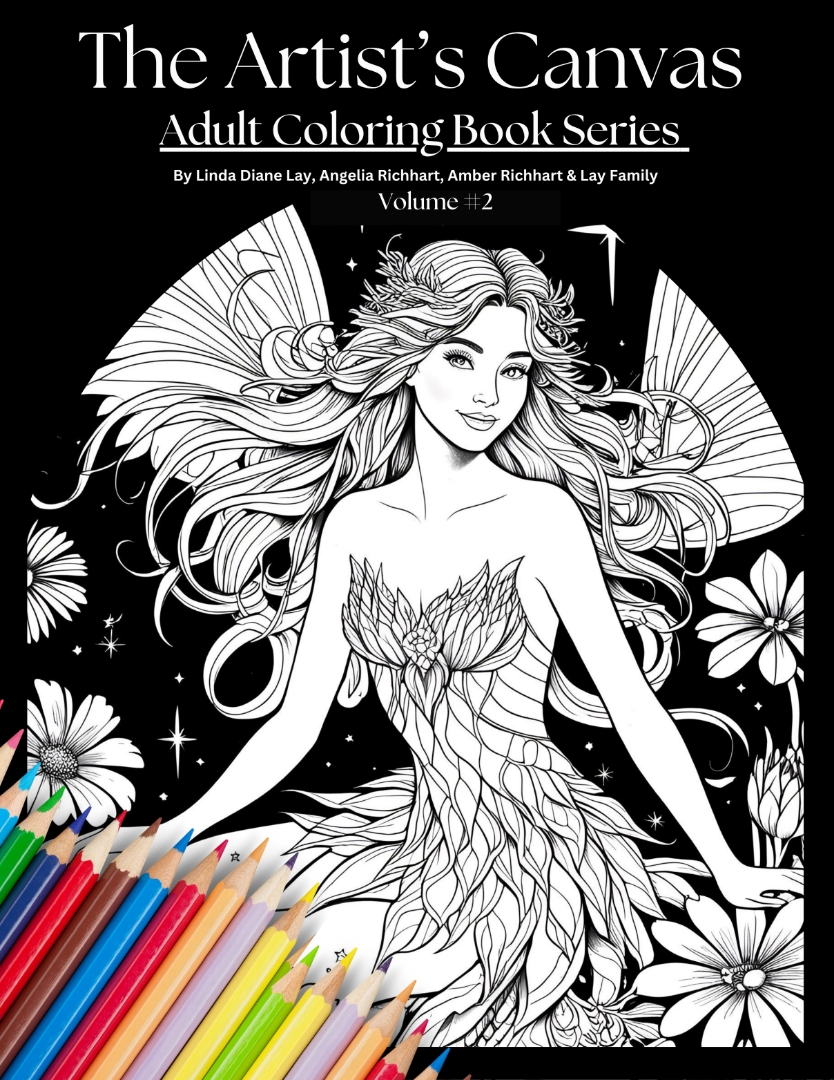 The Artist's Canvas Adult Coloring Book Series Volume #2