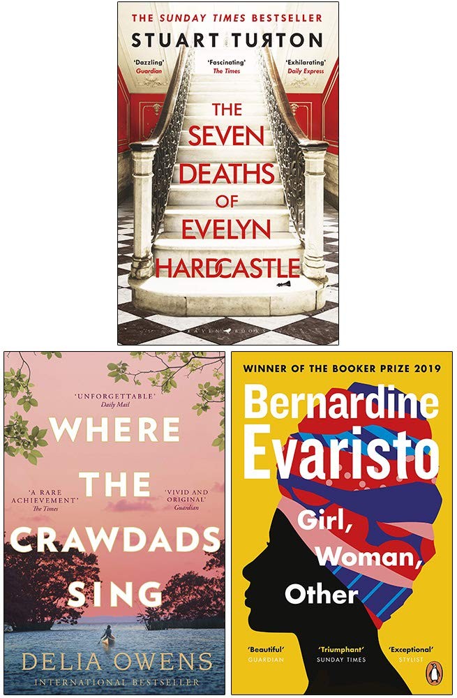 Set: The Seven Deaths of Evelyn Hardcastle / Where the Crawdads Sing / Girl Woman Other