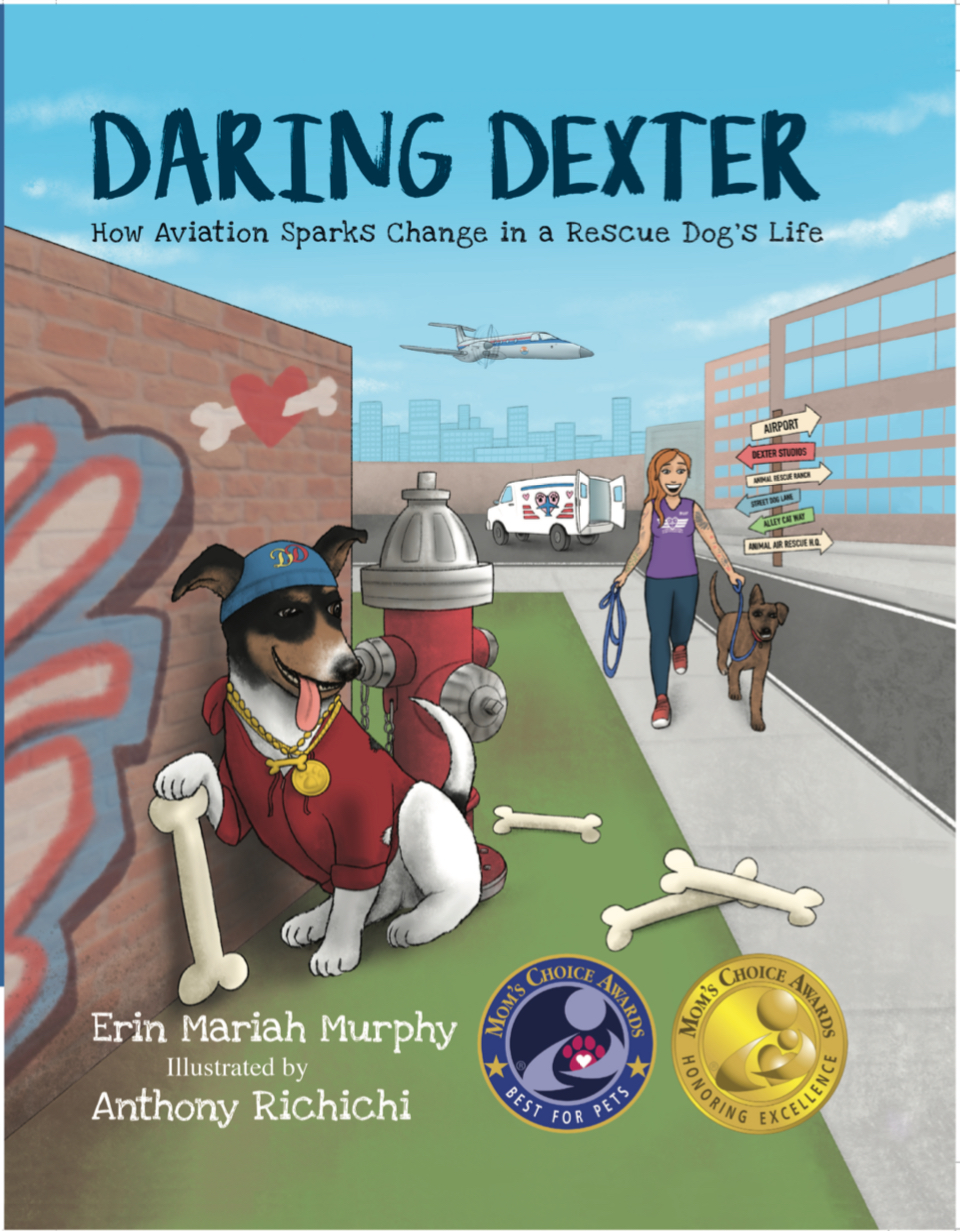 Daring Dexter: How Aviation Sparks Change in a Rescue Dog's Life