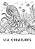 seacreatures coloring book by Sw