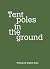 Tent poles in the ground by Stephen Bates
