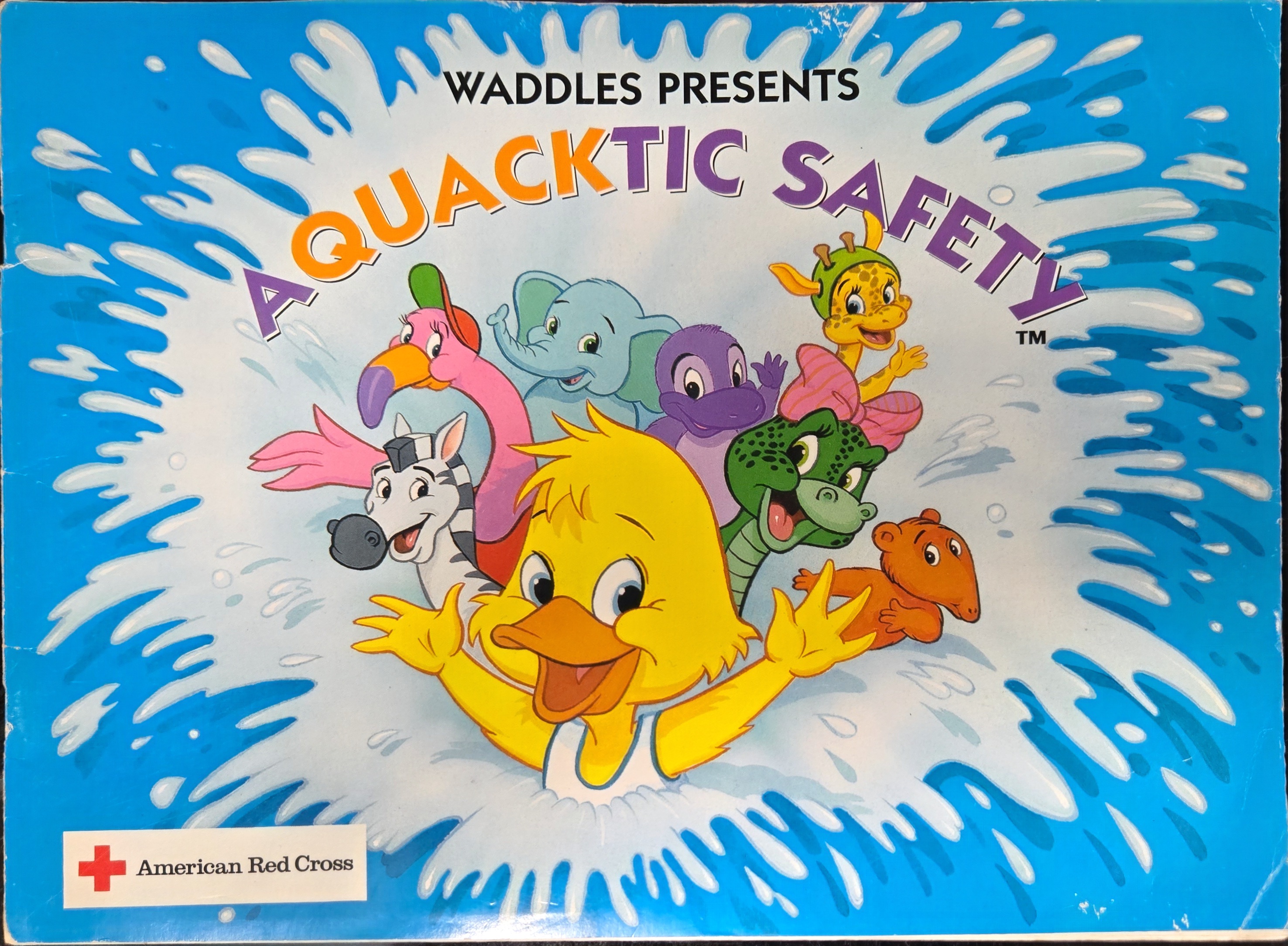 Waddles Presents Aquacktic Safety: American Red Cross Child Story Activity Book (Paperback)