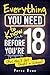 Everything You Need to Know Before You’re 18 (But Won’t Get Taught in School): 100+ Essential Life Skills for Self-Confidence, Happiness, and Success (Life Skills for Tweens & Teens)