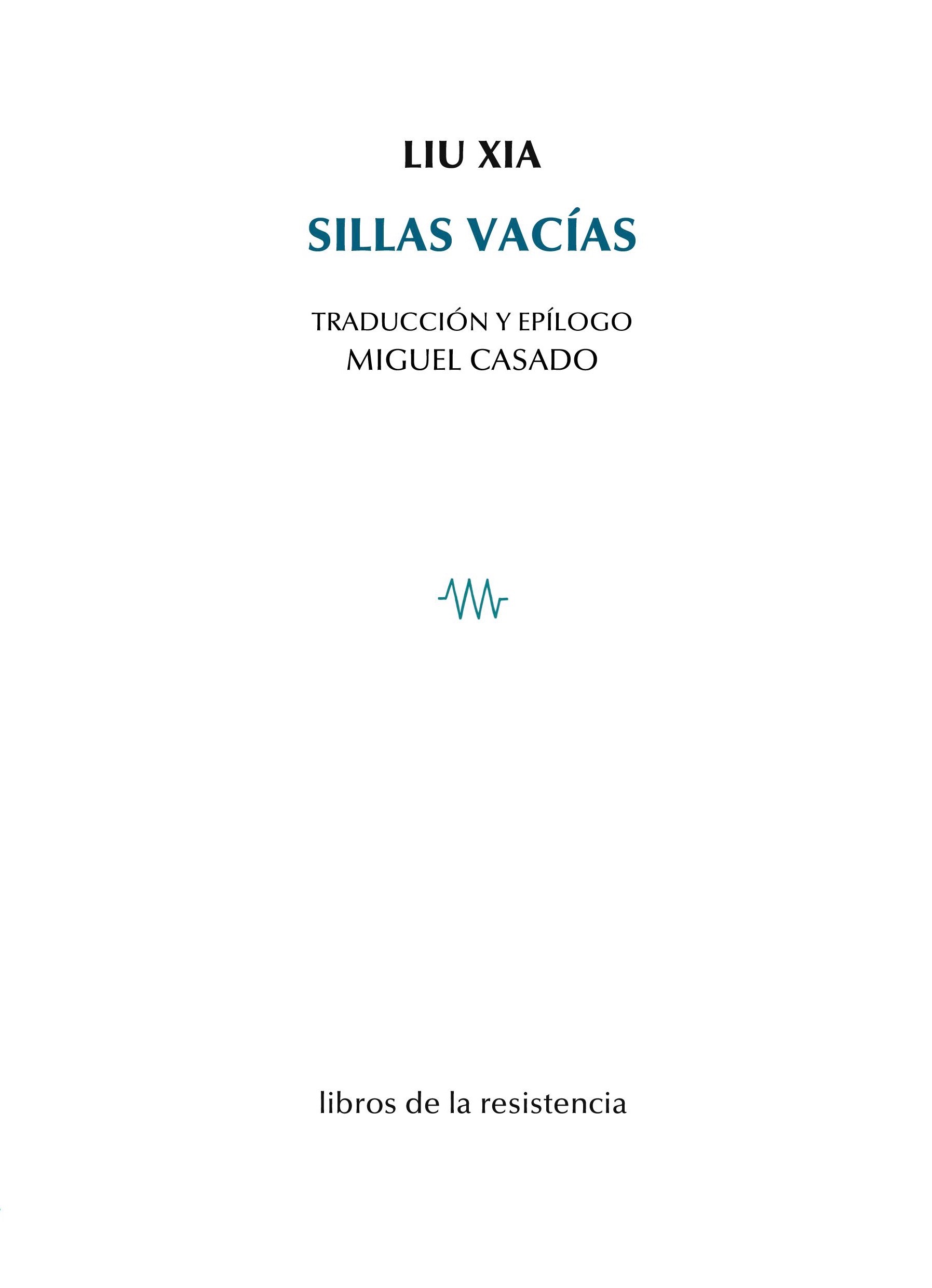 sillas vacías (Paperback)
