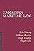 Canadian Maritime Law, Seco...