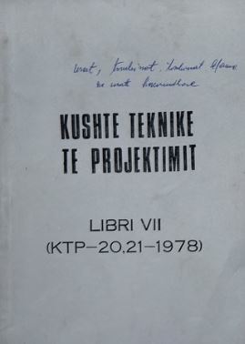 Kushte teknike të projektimit : libri VII : KTP 20,21 - 1978