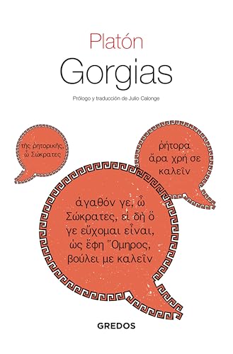 Portada de Gorgias, de Platón