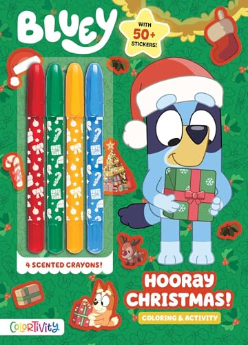 Bluey Colortivity: Hooray Christmas! (Color & Activity with Twistable Crayons)