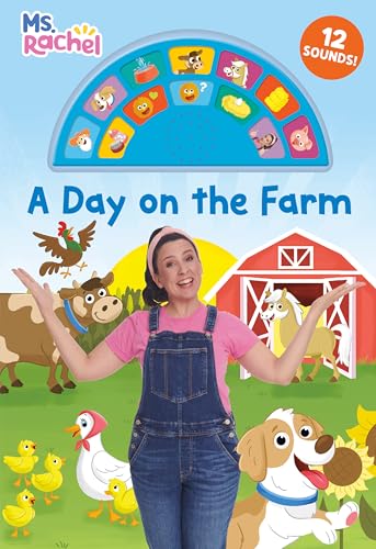 A Day on the Farm (Ms. Rachel): An Interactive Sound Book with 12 Sounds! (Books by Ms. Rachel)