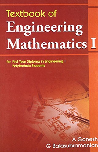Textbook Of Engineering Mathematics 1- For First Year Diploma In Engineering 1 Polytechnic Students (Paperback)