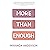More Than Enough: How One Family Cultivated a More Abundant Life Through a Year of Practical Minimalism