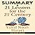 Summary of 21 Lessons for the 21st Century by Yuval Noah Harari