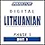 Lithuanian Phase 1, Unit 01: Learn to Speak and Understand Lithuanian with Pimsleur Language Programs