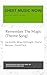 Remember The Magic (Theme Song) Sheet Music by David Pack