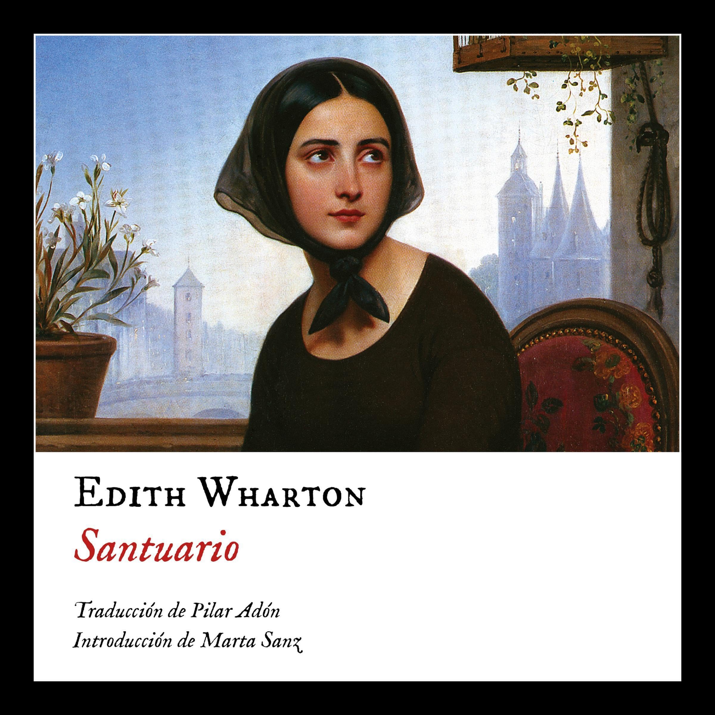 Portada de Santuario, de Edith Warthon