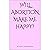 Will Abortion Make Me Happy