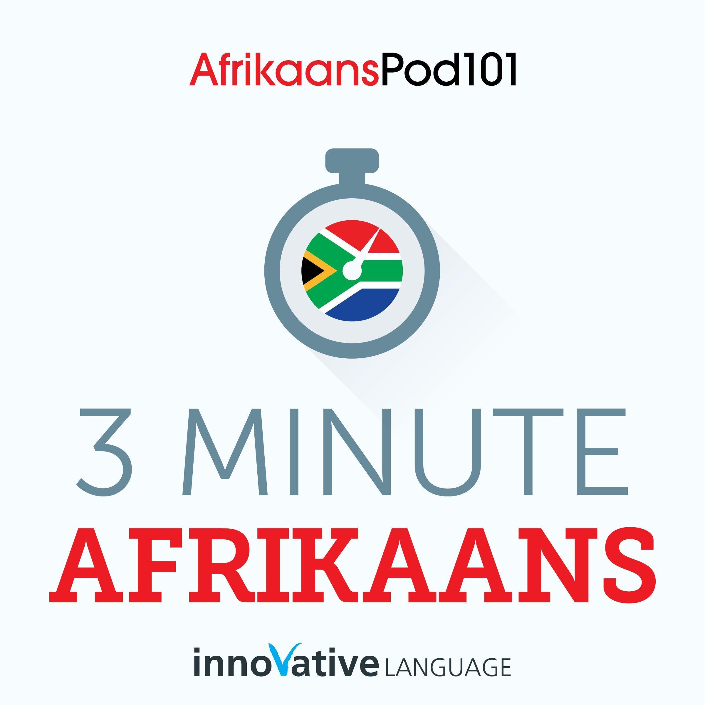 3-Minute Afrikaans - 25 Lesson Series Audiobook (Audible Audio)