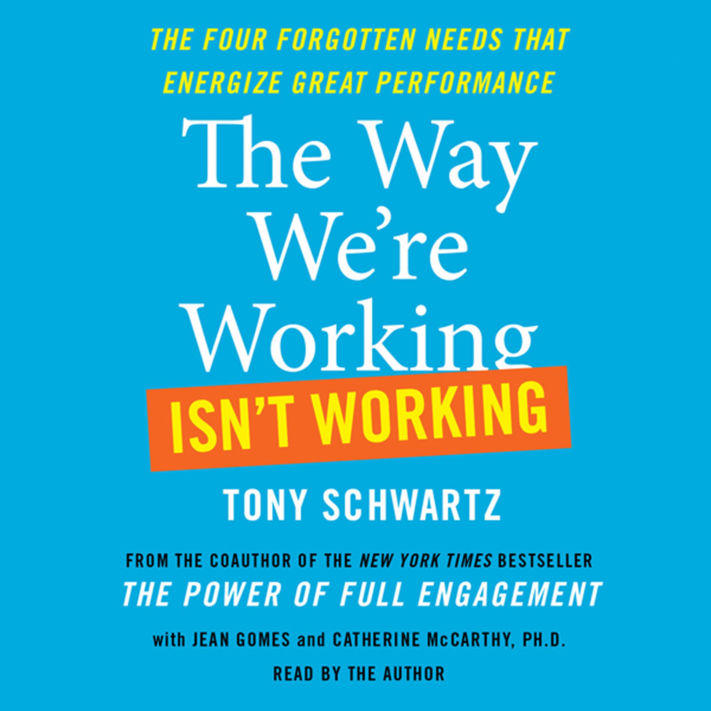 The Way We're Working Isn't Working: The Four Forgotten Needs That Energize Great Performance