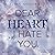 Dear Heart I Hate You (Germ...