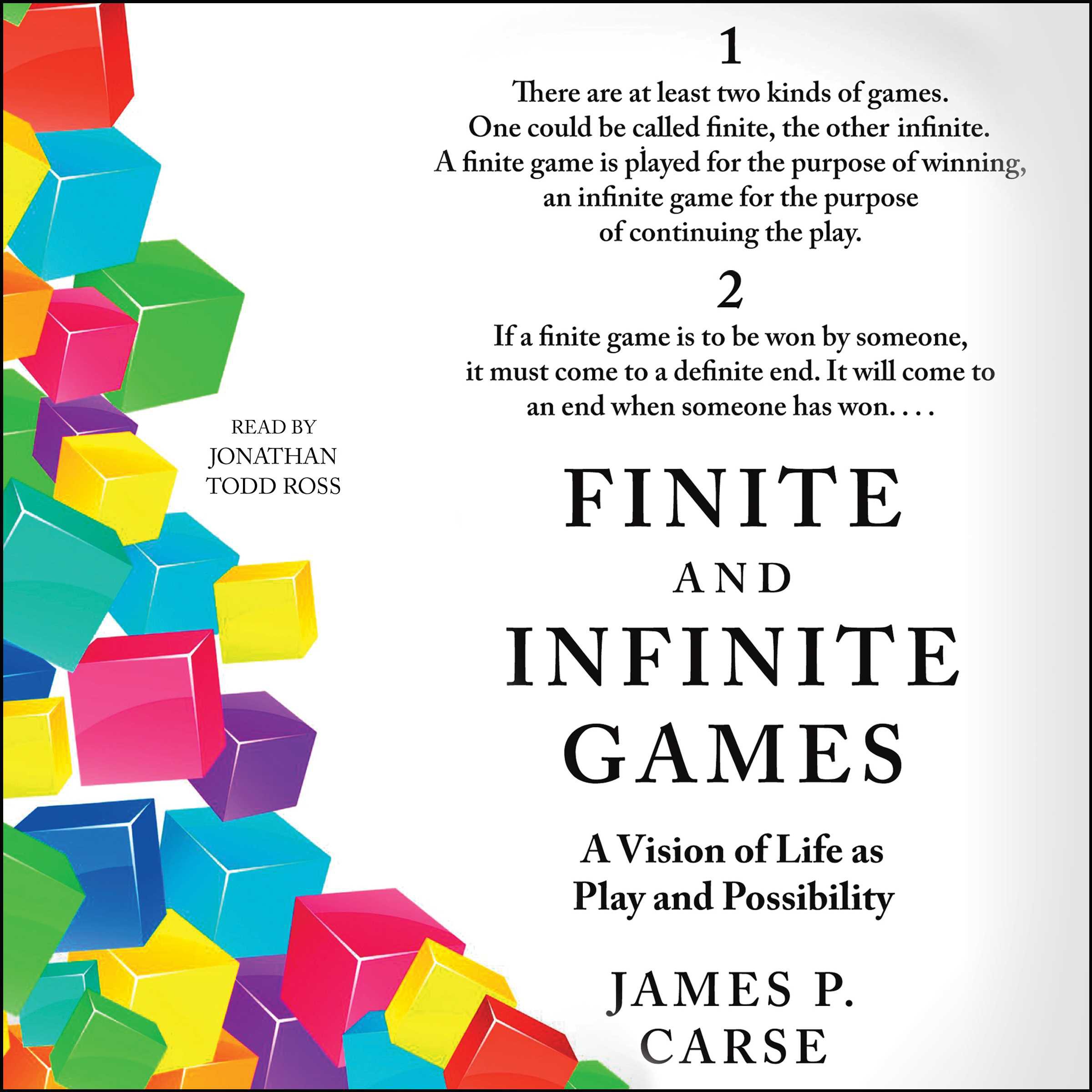 Finite and Infinite Games (Audible Audio)