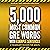 5,000 Most Common GRE Words with Example Sentences by Matthew Goode