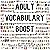 Adult Vocabulary Boost by Sophia Mitchell