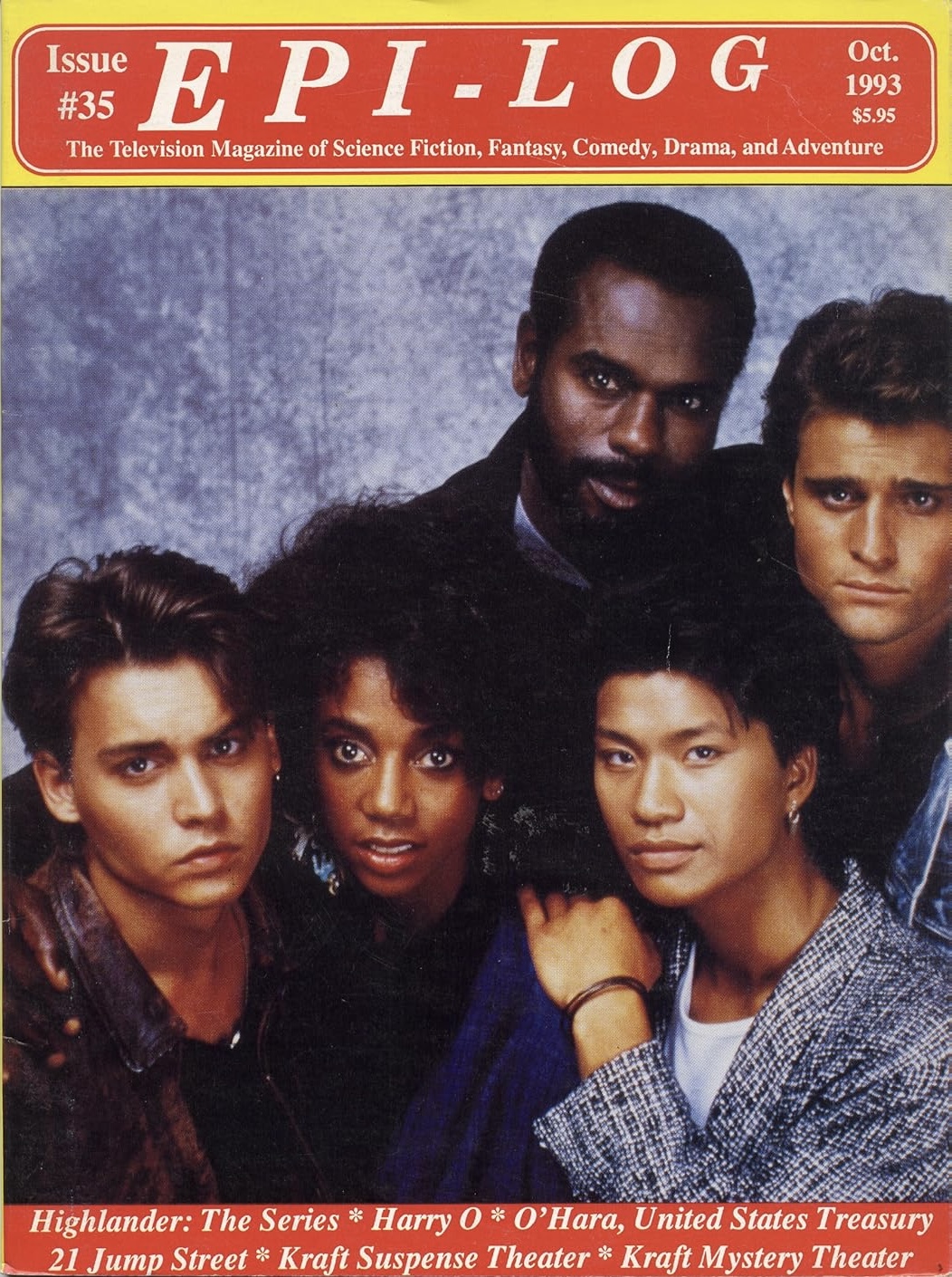 Epi-log Issue #35, Oct 1993, (Johnny Depp in 21 Jump Street) the Television Magazine of Science Fiction, Fantasy, Comedy, Drama & Adventure