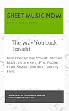 The Way You Look Tonight Sheet Music