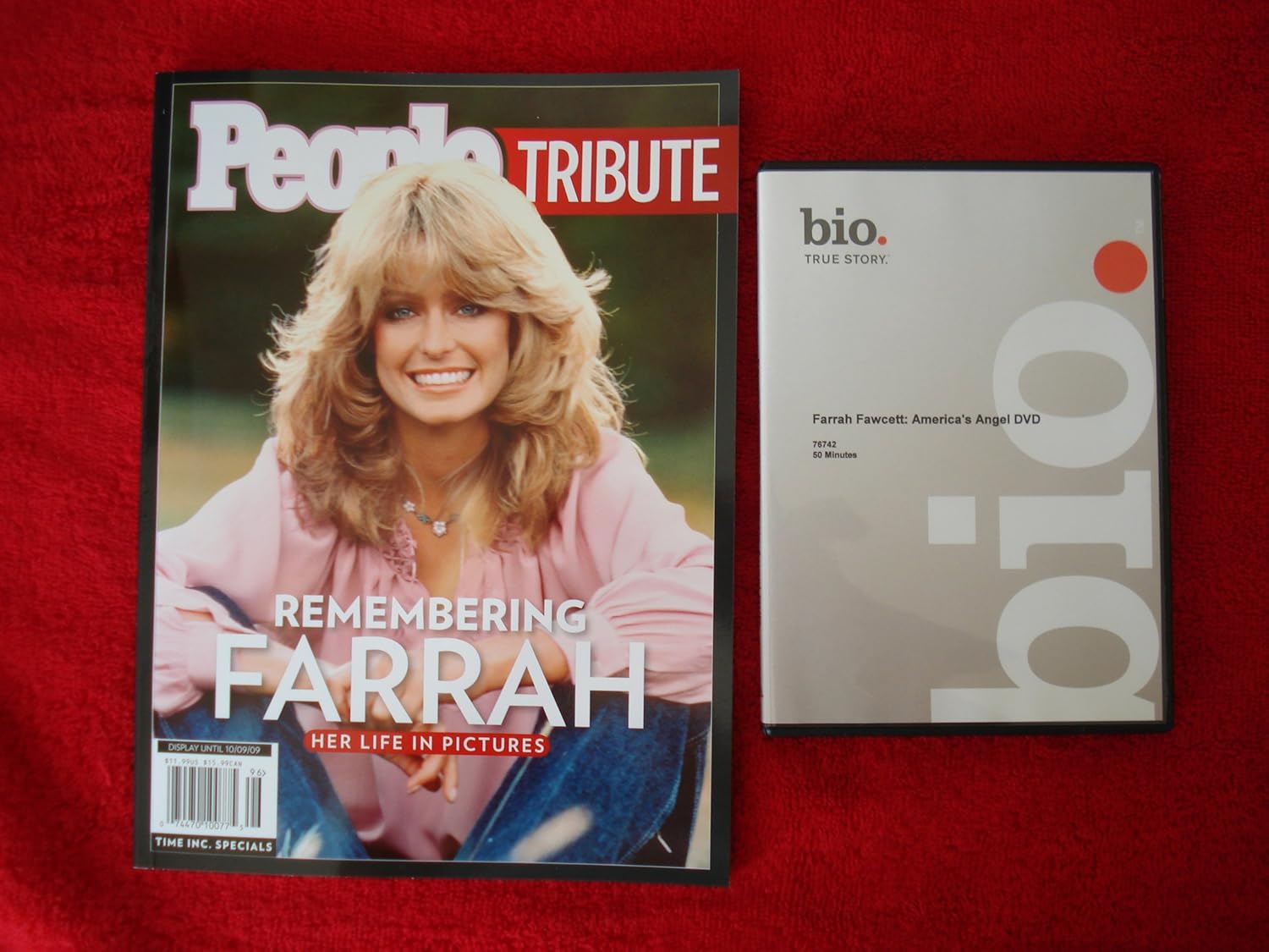 PEOPLE TRIBUTE REMEMBERING FARRAH Fawcett MAGAZINE & BIO DVD
